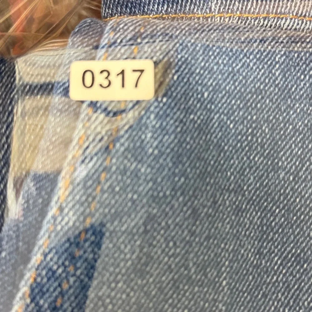 Levis 547 Jeans 32x30 Vintage Blue Cotton Poly USA Made
